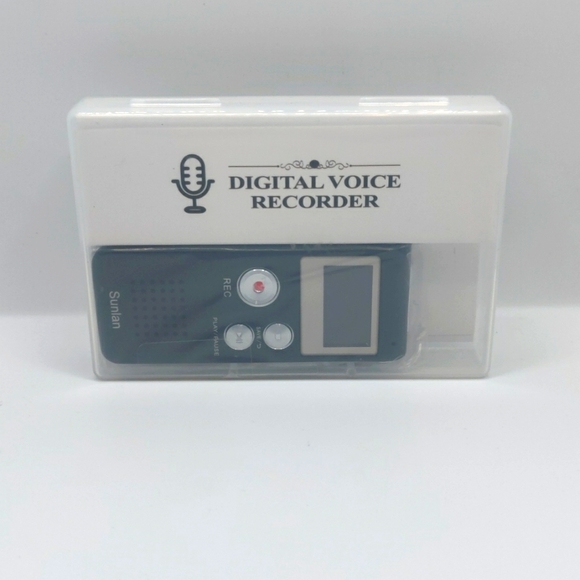 NWT Sunlan 16GB Digital Voice Recorder Voice Activated Recorder with Playback - Picture 1 of 5